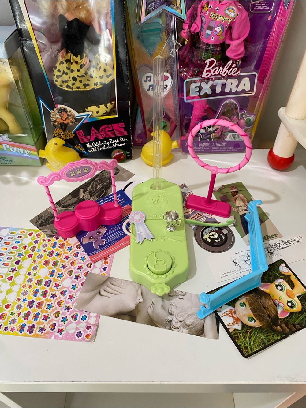 barbie luv me 3 tricky triplets 2008 play set from